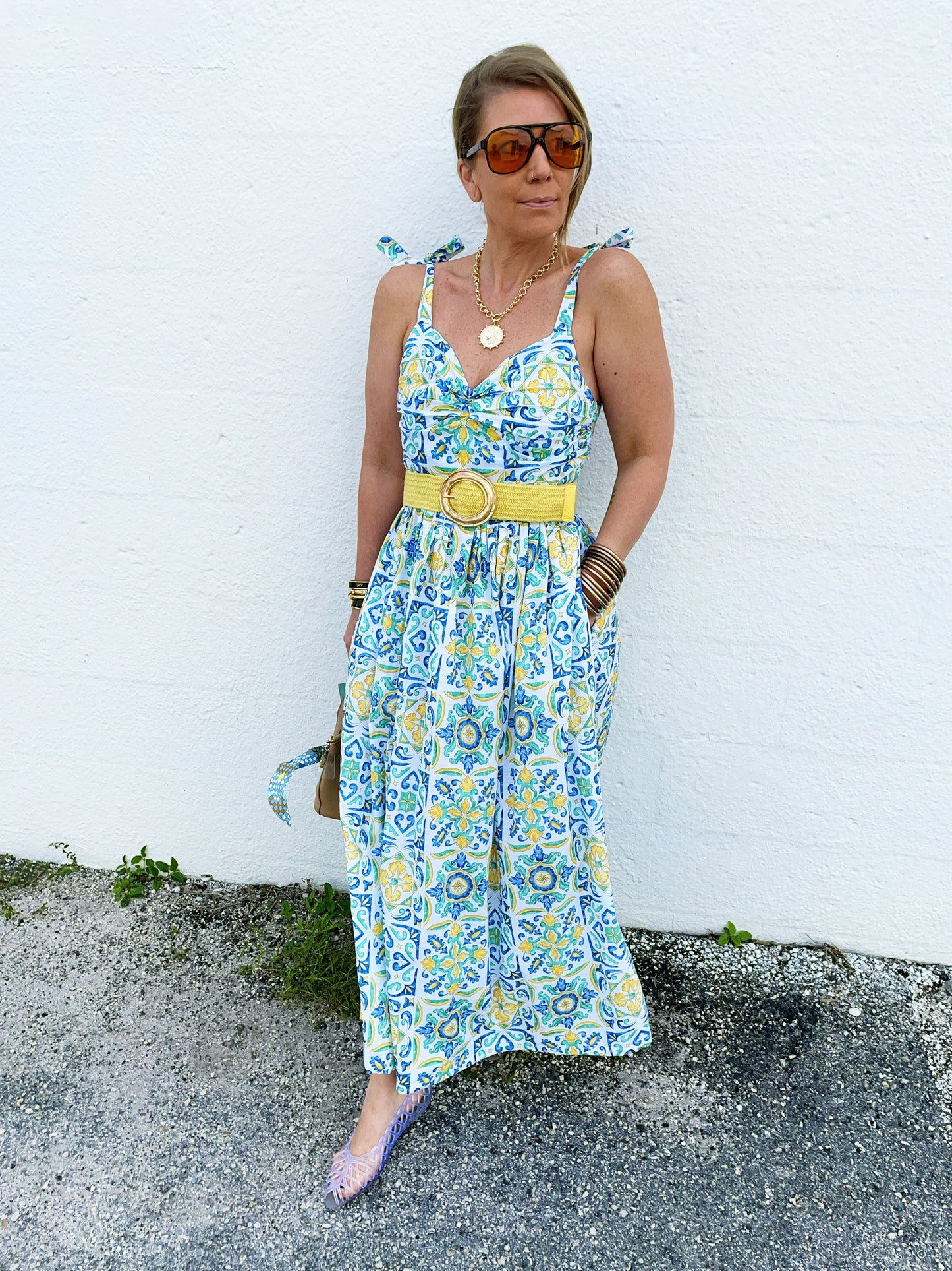 Conrad Tie Top Dress