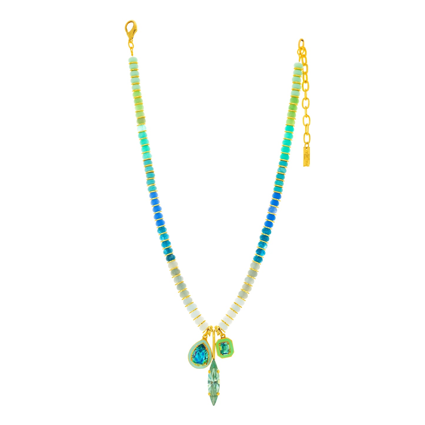 Candace Necklace With 3 Charms