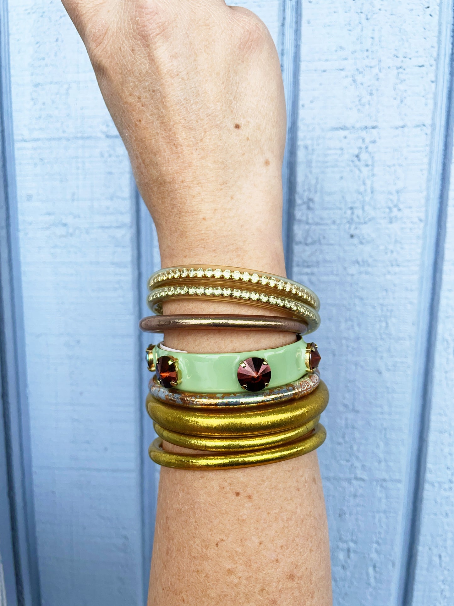 Linsey Cuff in Midnight Express- Matcha