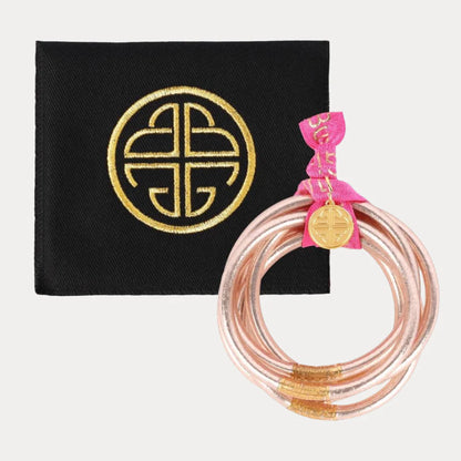 Champagne All Weather Bangles Set of 6
