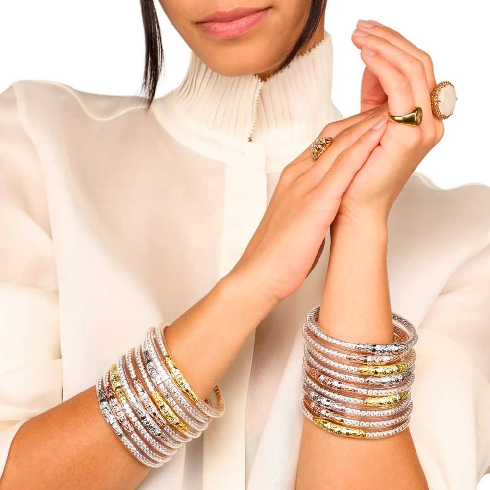 Clear Crystal All Weather Bangles
