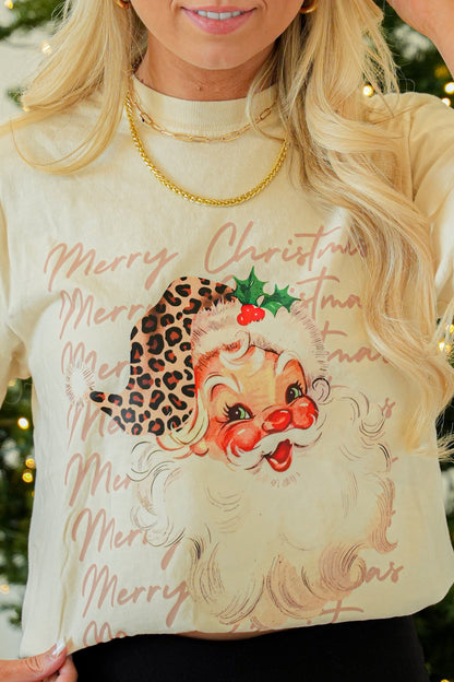 LEOPARD SANTA TEE