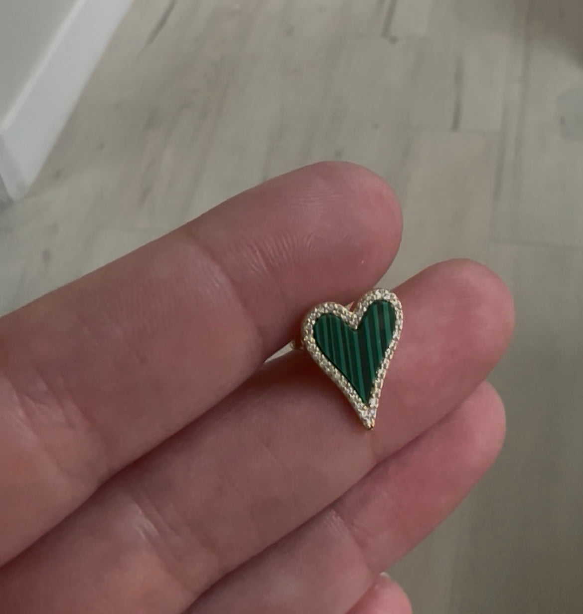 Lucy Malachite Earrings