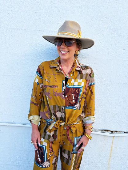 Olivia Top in Mustard