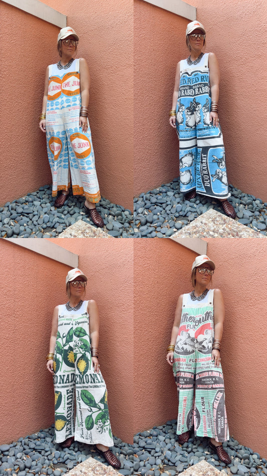 Overalls One Size 3 button adjustment