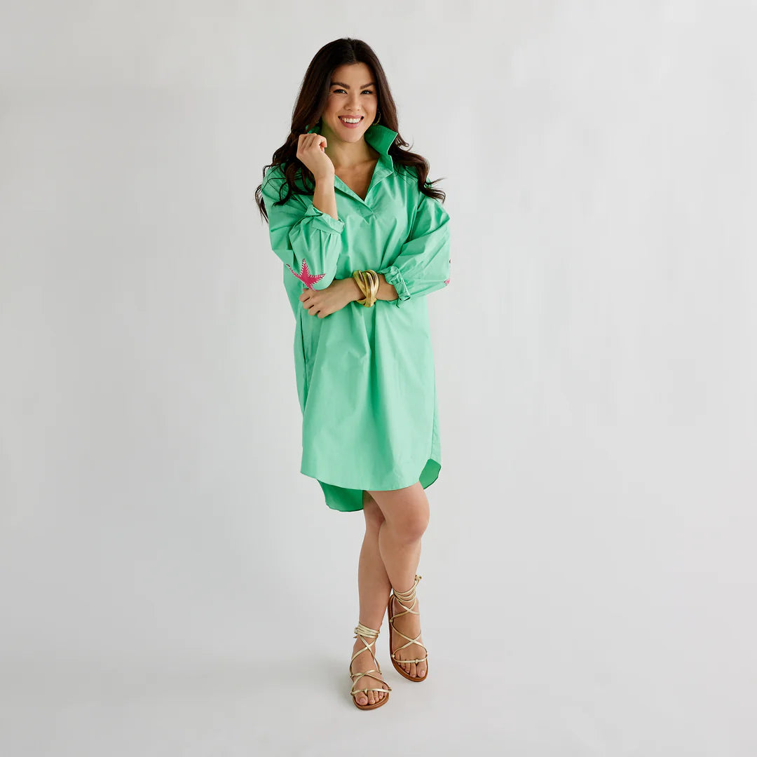 Preppy Star Green Dress