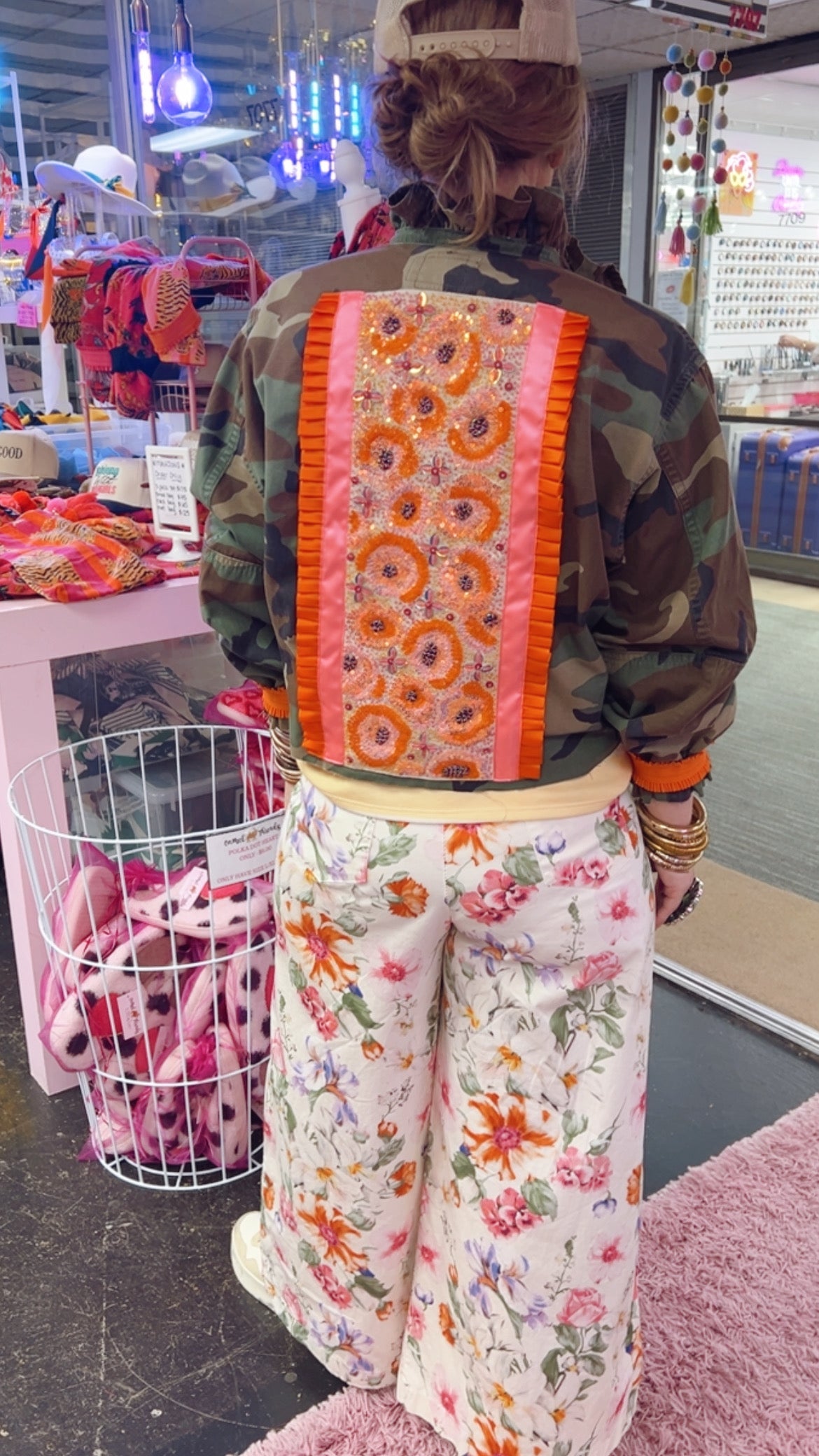 Camo Jacket Ruffle PREORDER Beginning April