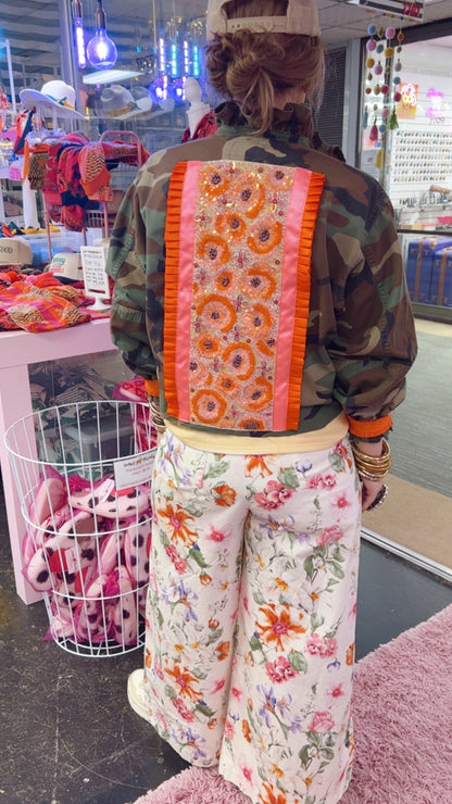 Camo Jacket Ruffle PREORDER Beginning April