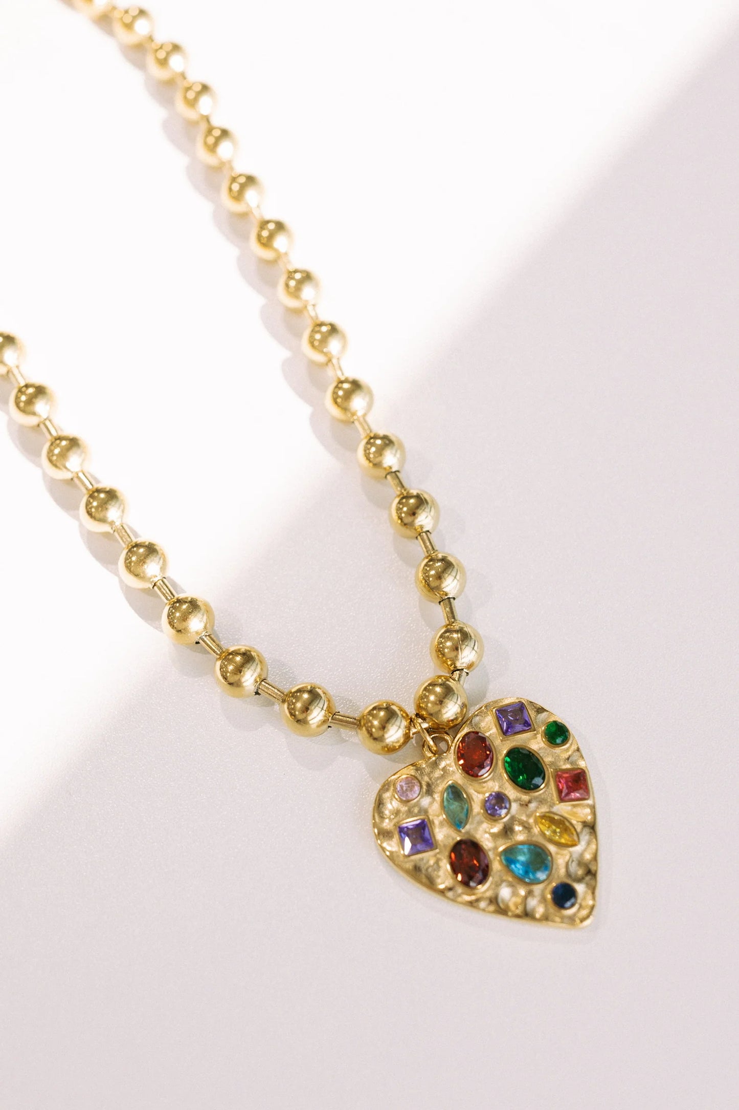 Confetti Heart Necklace