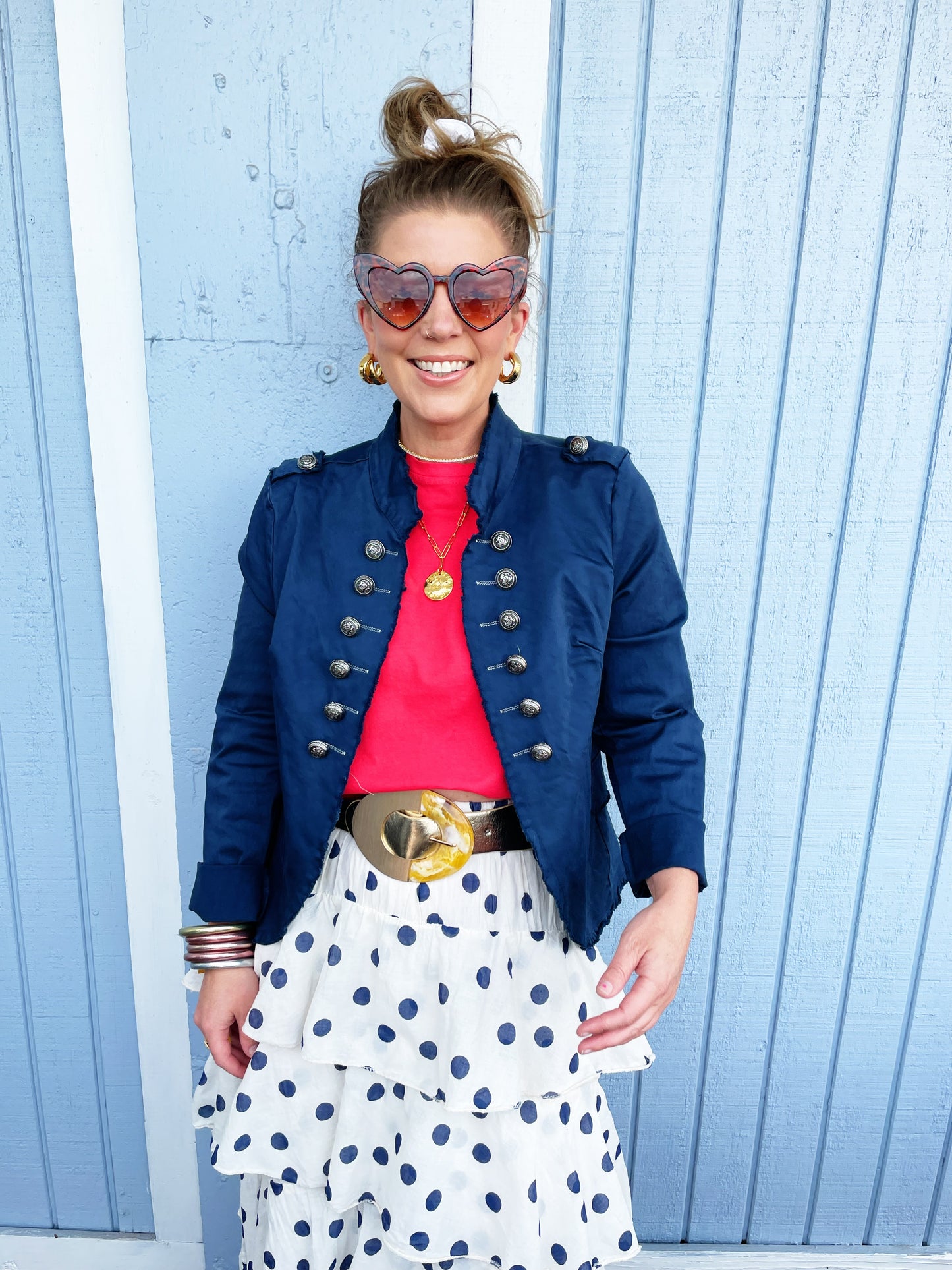 Aubrey Skirt In Polka Dot