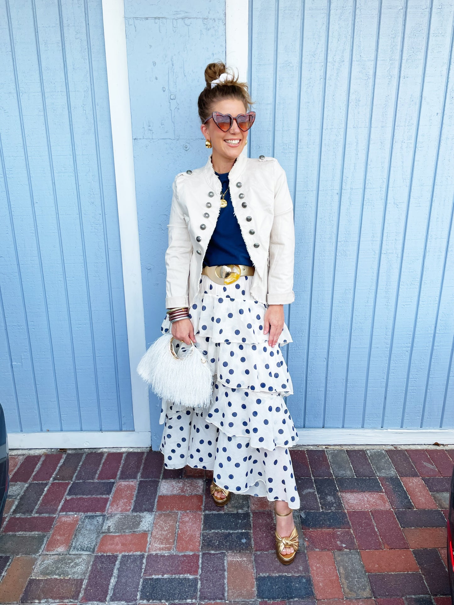 Aubrey Skirt In Polka Dot