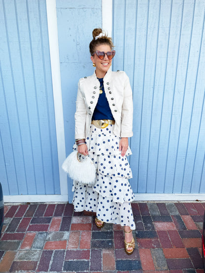Aubrey Skirt In Polka Dot