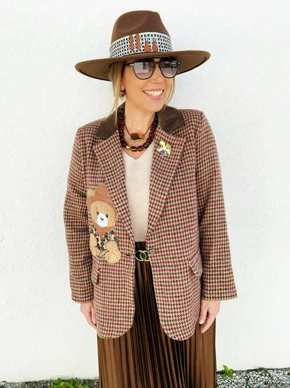 Amber Blazer in Chestnut