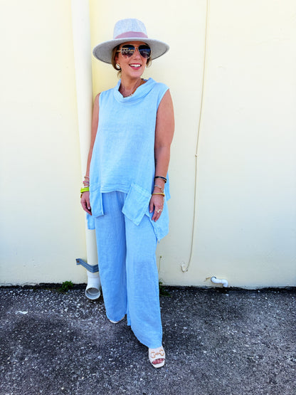 Linda Outfit (Blue, Sand, Pink, White & Navy)