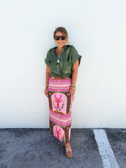 Loni Long Wrap Skirt **2 Prints