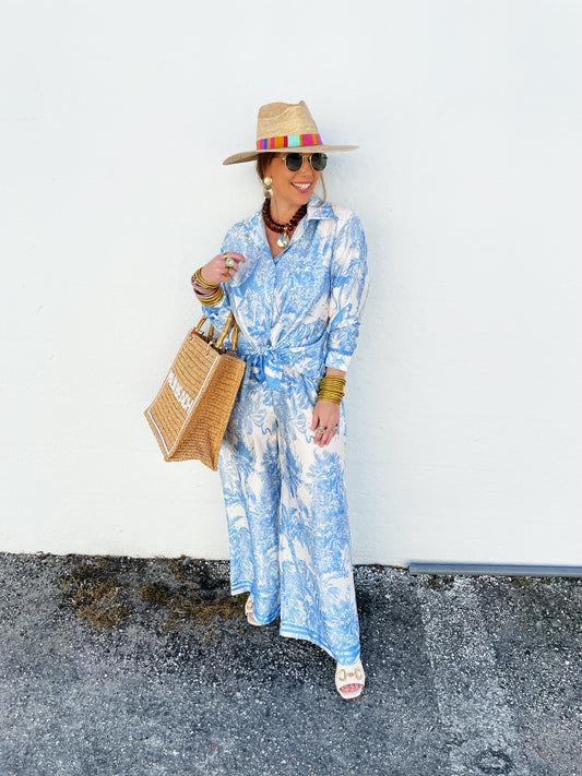 Olivia Set in Baby Blue