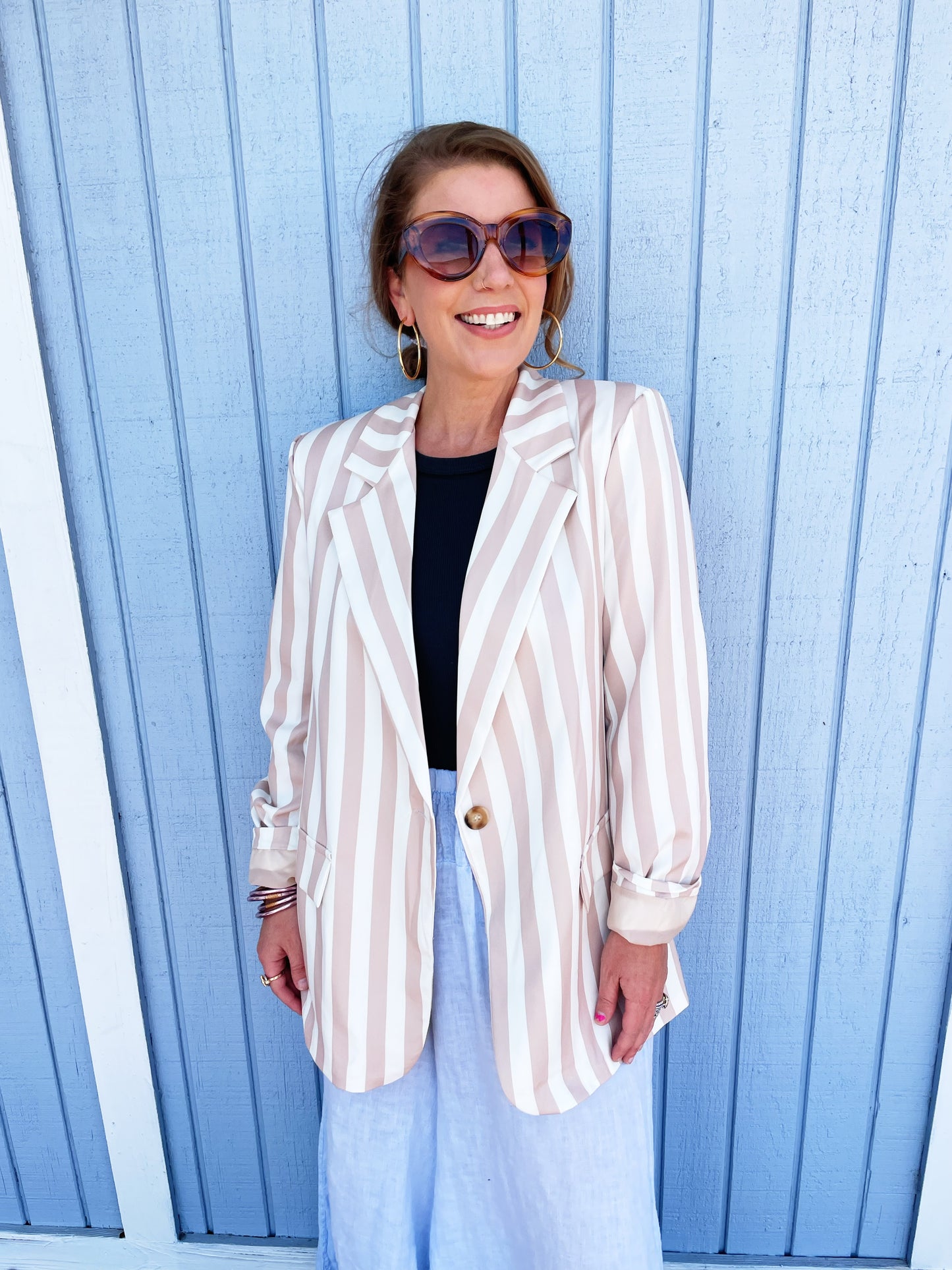 Lombardi Stripe Blazer