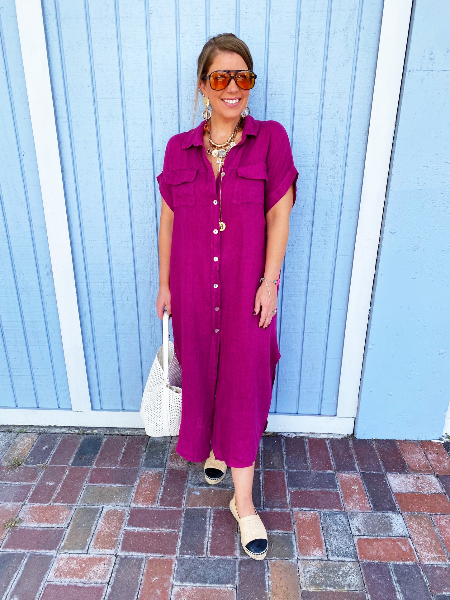 Erika Dress in Purple