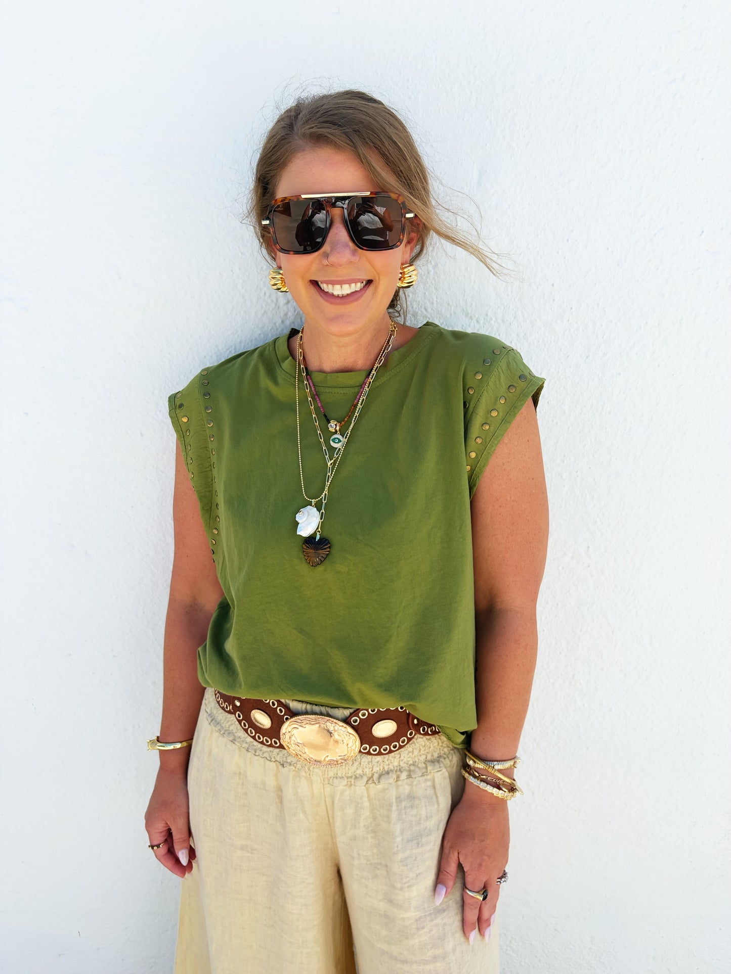Stevie Studded Tank 2 Colors