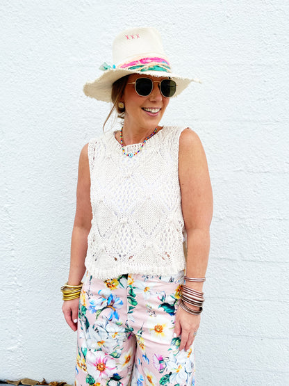 Shanna Tank in Cream