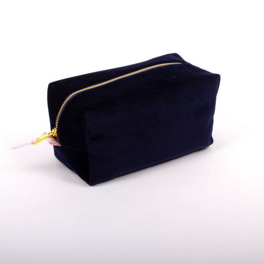 Large Velvet Zipper Case