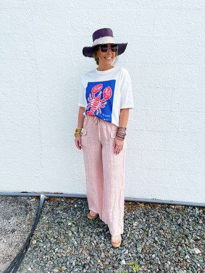 Sisi Pant Pale Pink- FINAL SALE