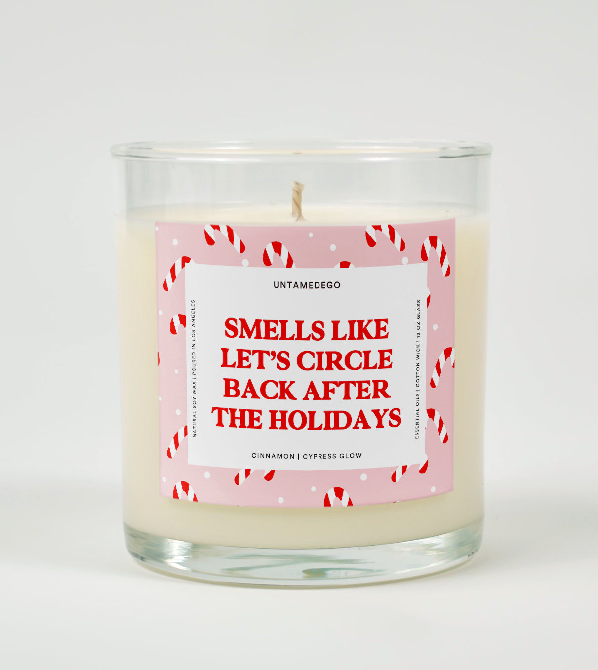Smells Like Let’s Circle Back After the Holidays | Funny Christmas Candle