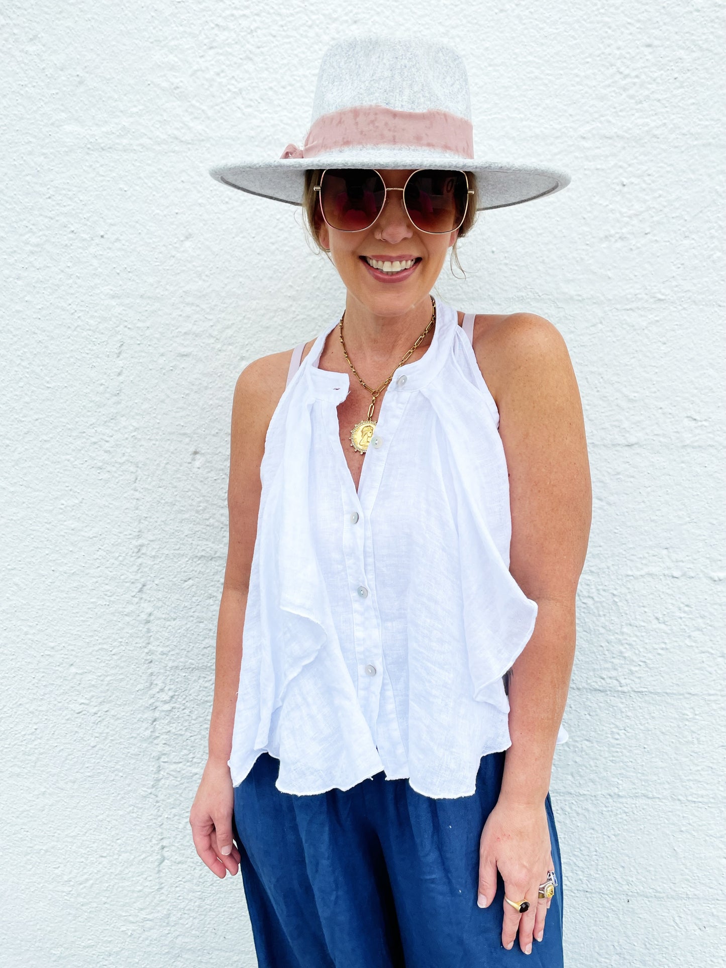 Ericka Top in White