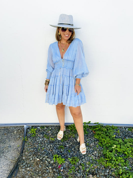 Seabrin Dress in Blue