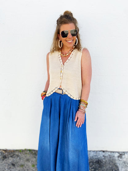 Tenley Pant Dark Wash