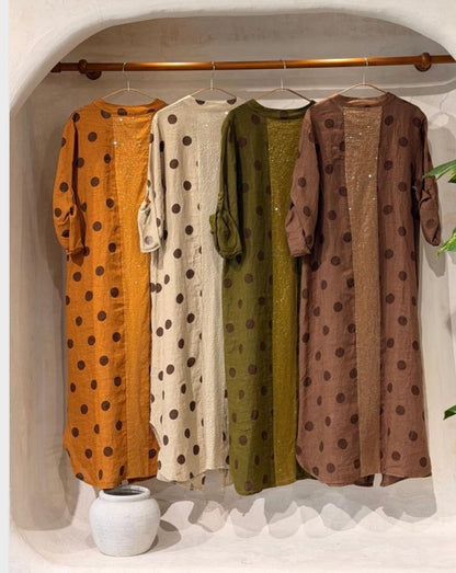 Lottie Dress in Mustard