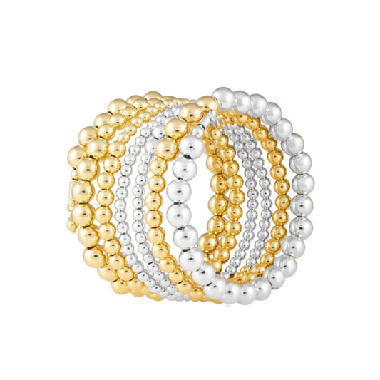 Winona Beaded Wrap Bracelet - 6 Row
