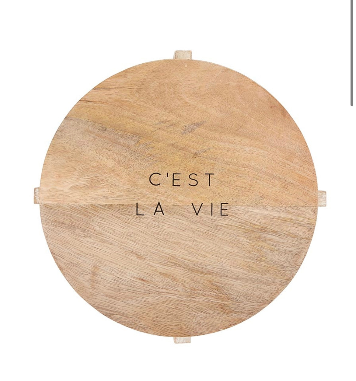 C'est La Vie Pedestal Cheese Board