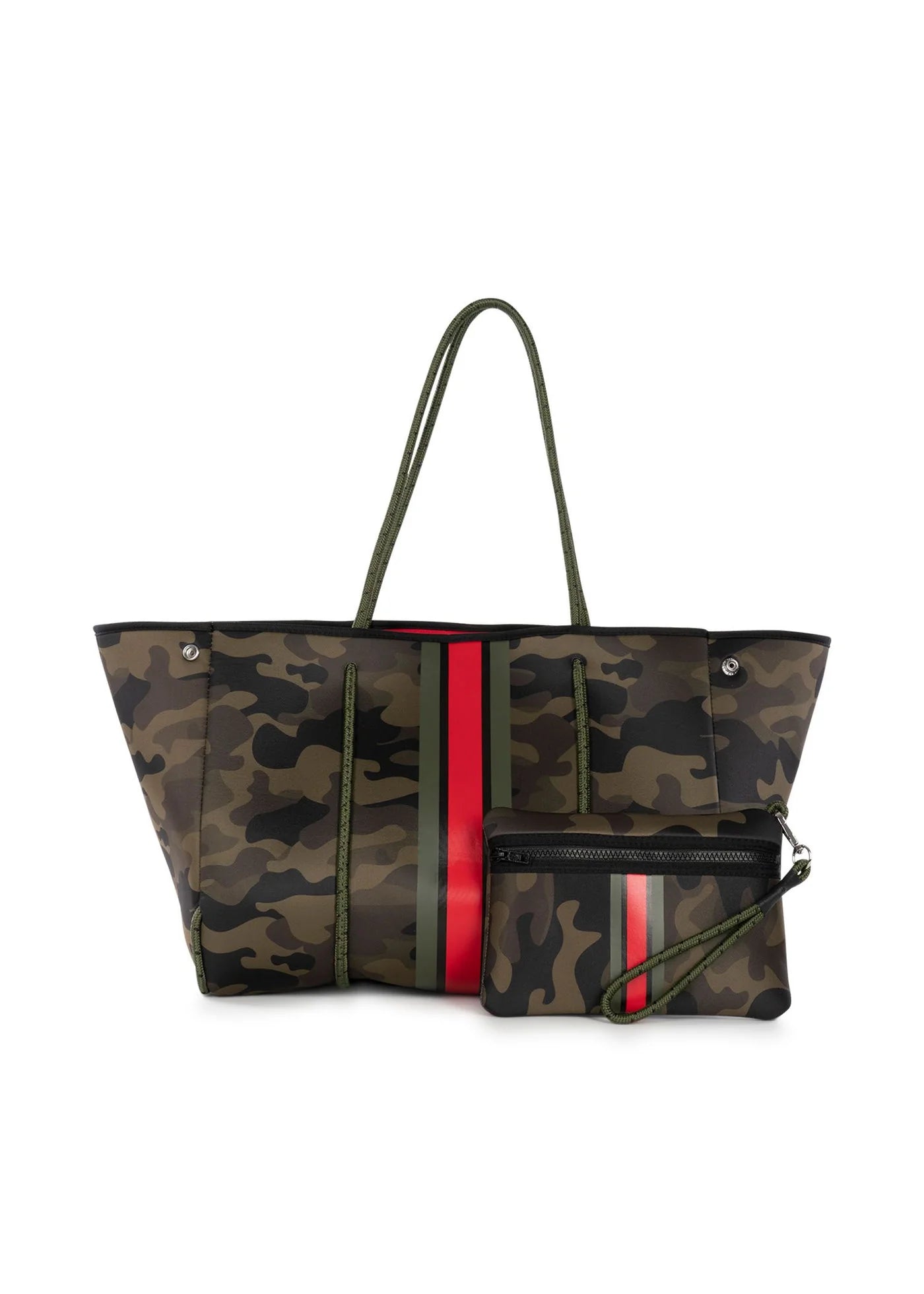 Queen Bee Stripe Monogram Convertible Backpack Satchel - New Arrivals -  Onsale Handbag