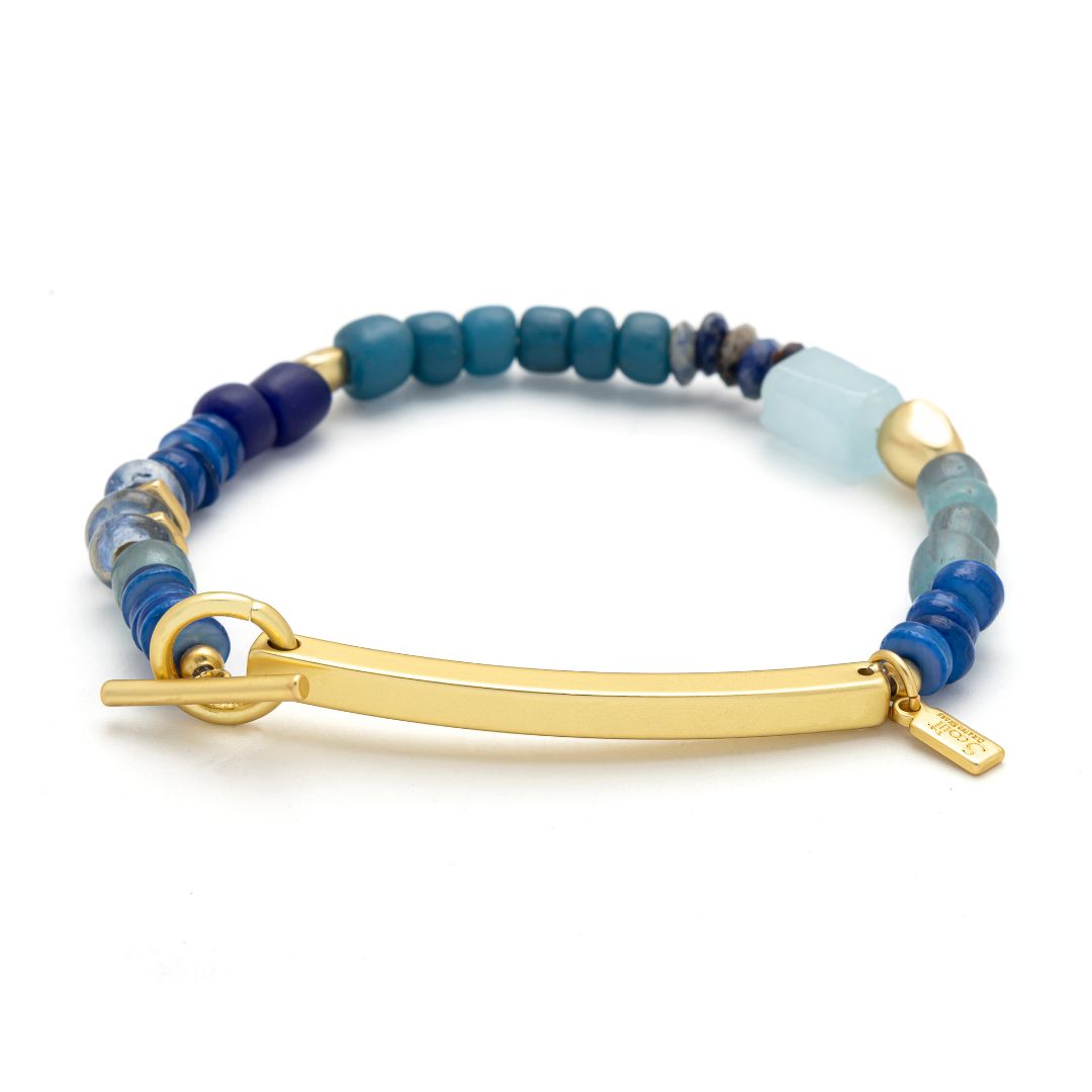 Hidden Message Bracelet - F♥cking Awesome/Aqua PREORDER