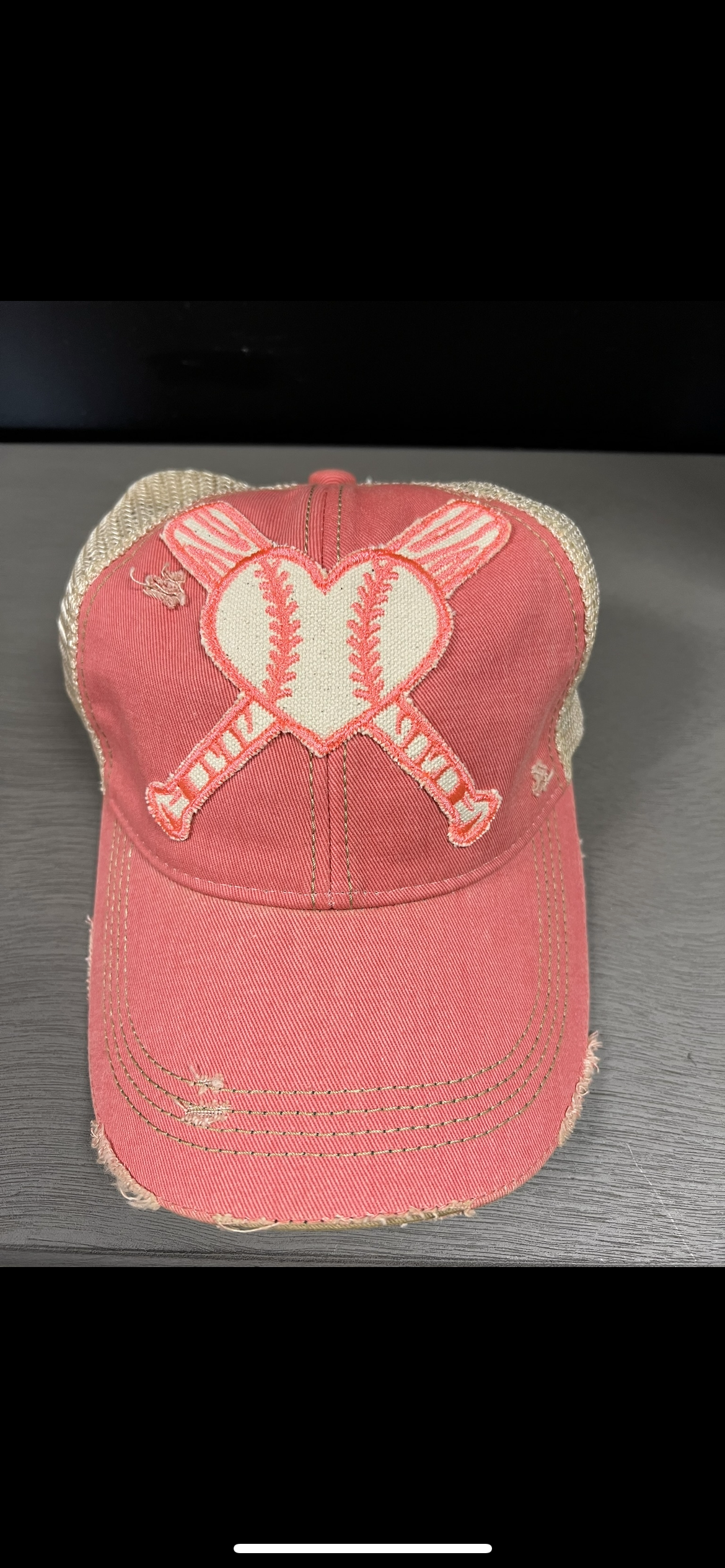 Distressed Baseball Hats