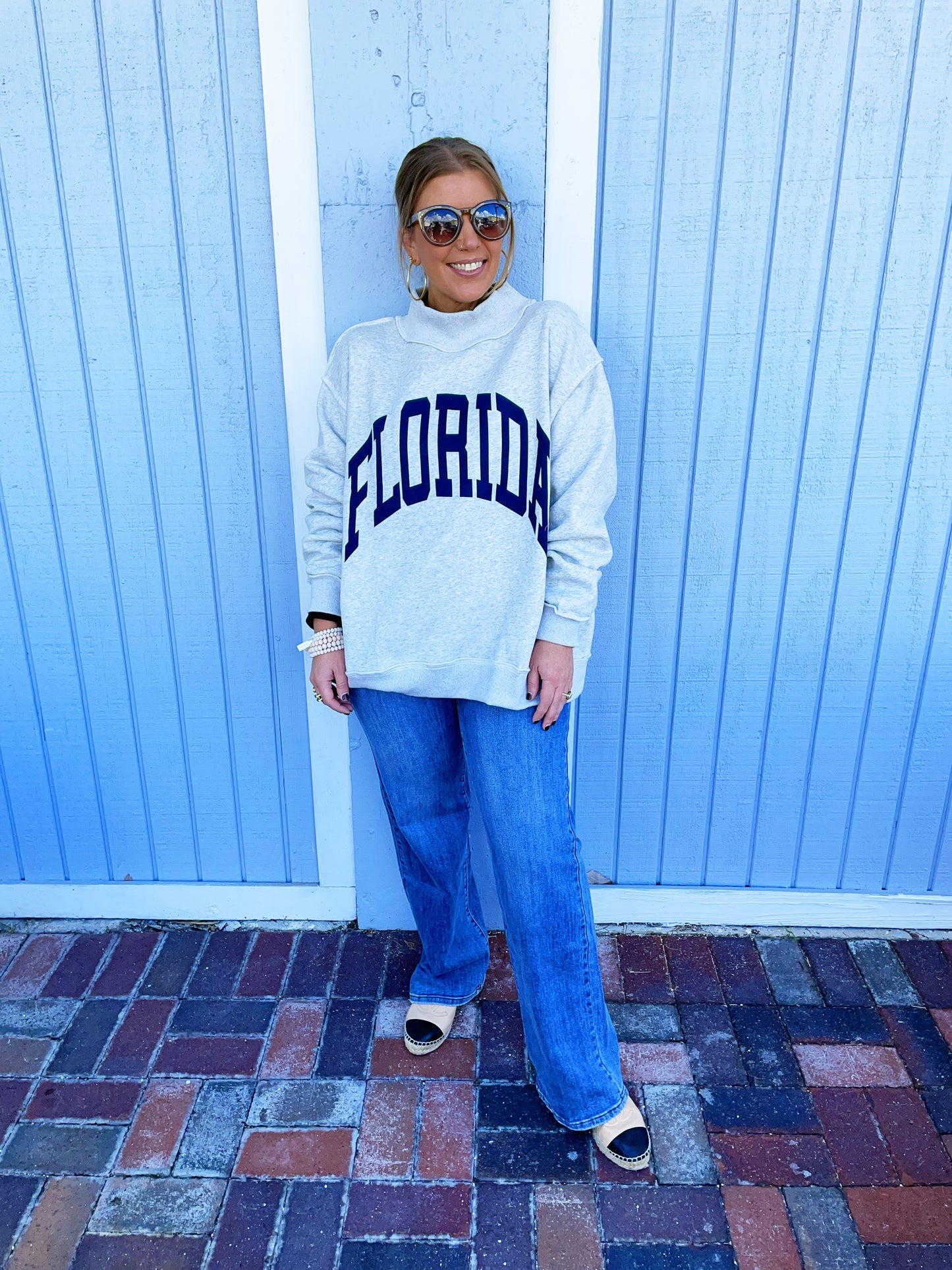 Florida Reversible Mock Sweatshirt