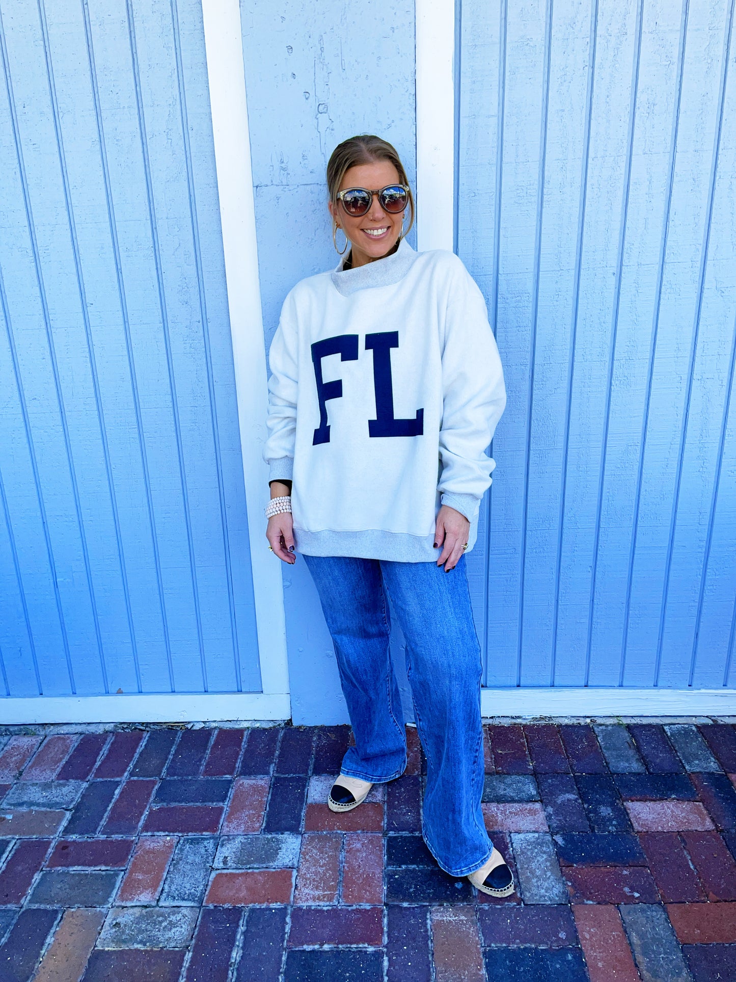 Florida Reversible Mock Sweatshirt