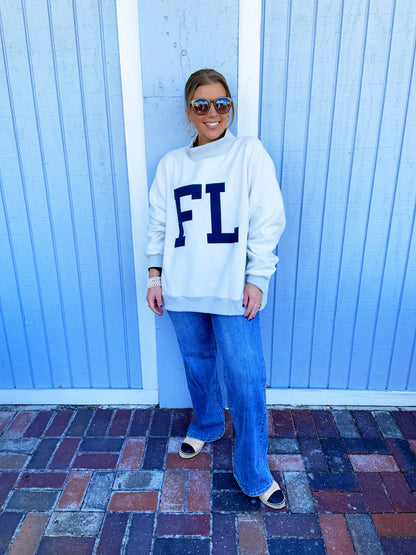Florida Reversible Mock Sweatshirt