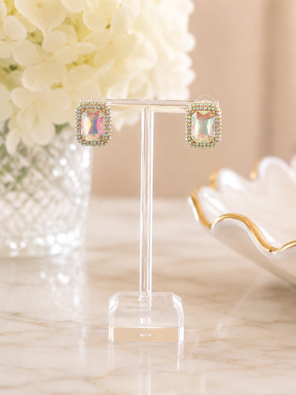 Emma Earrings in Iradescent Gold *FINAL SALE