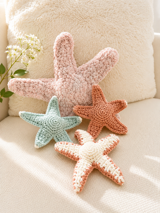 Starfish Crochet Animal - 2 Sizes