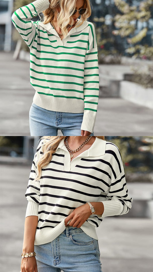 Jerry Long Sleeve Stripe