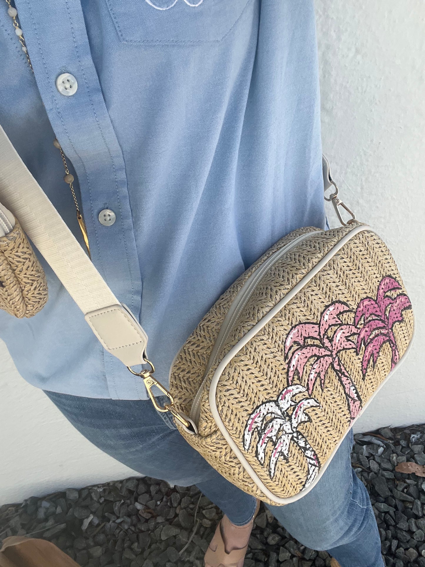 Crossbody with matching pouch