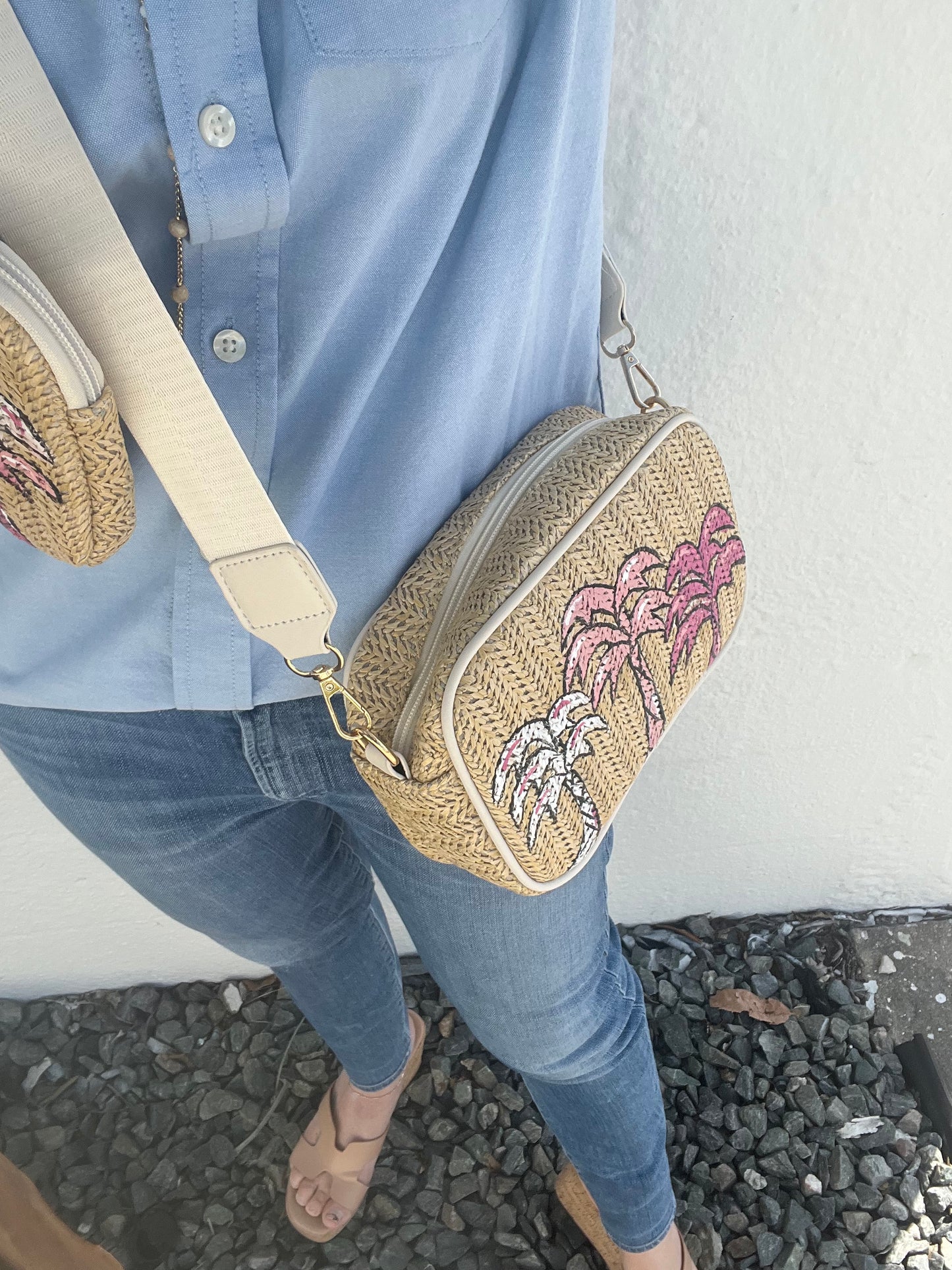 Crossbody with matching pouch
