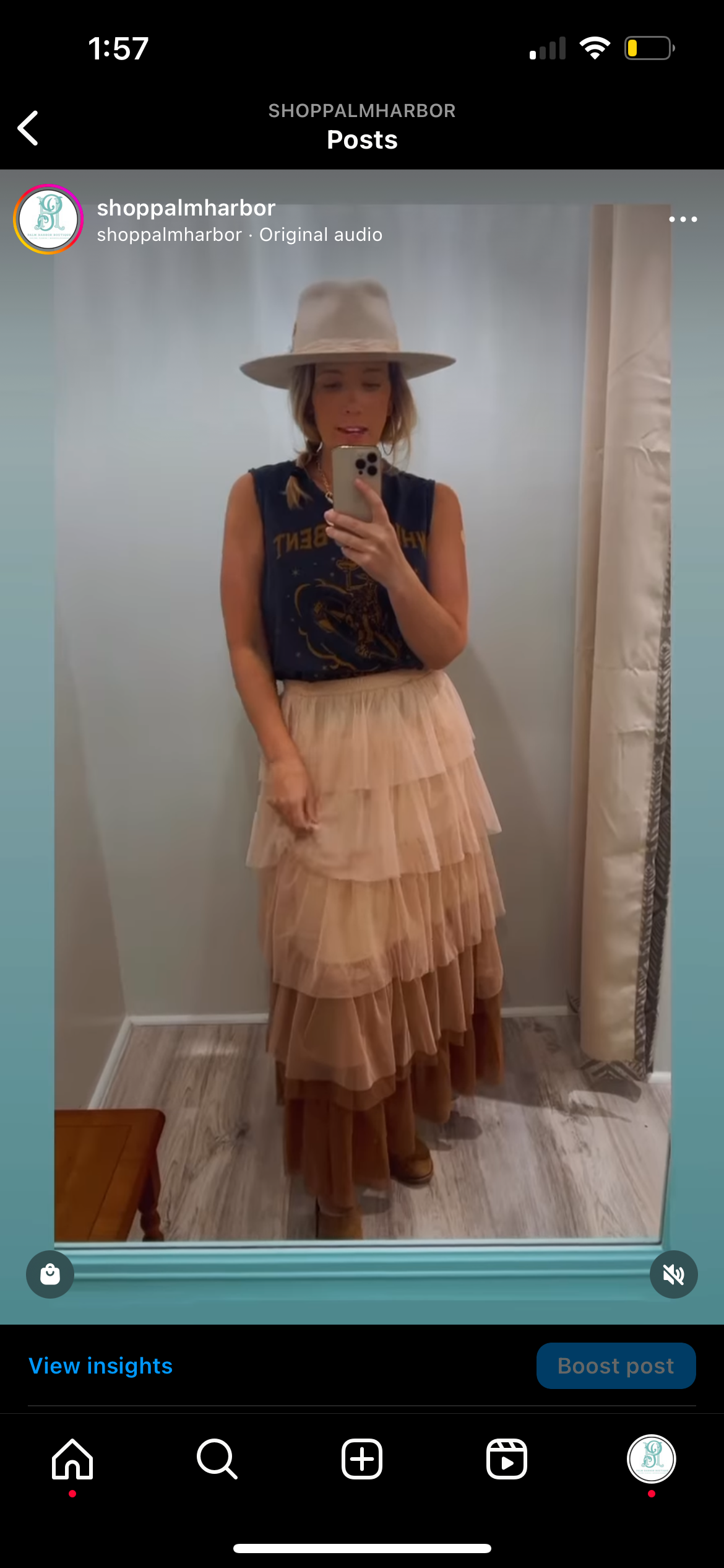 Tays favorite skirt for fall size medium last one