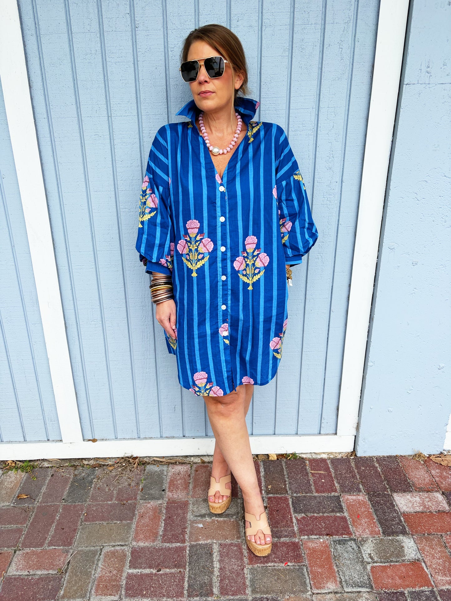 Bengal Stripe Babette Dress