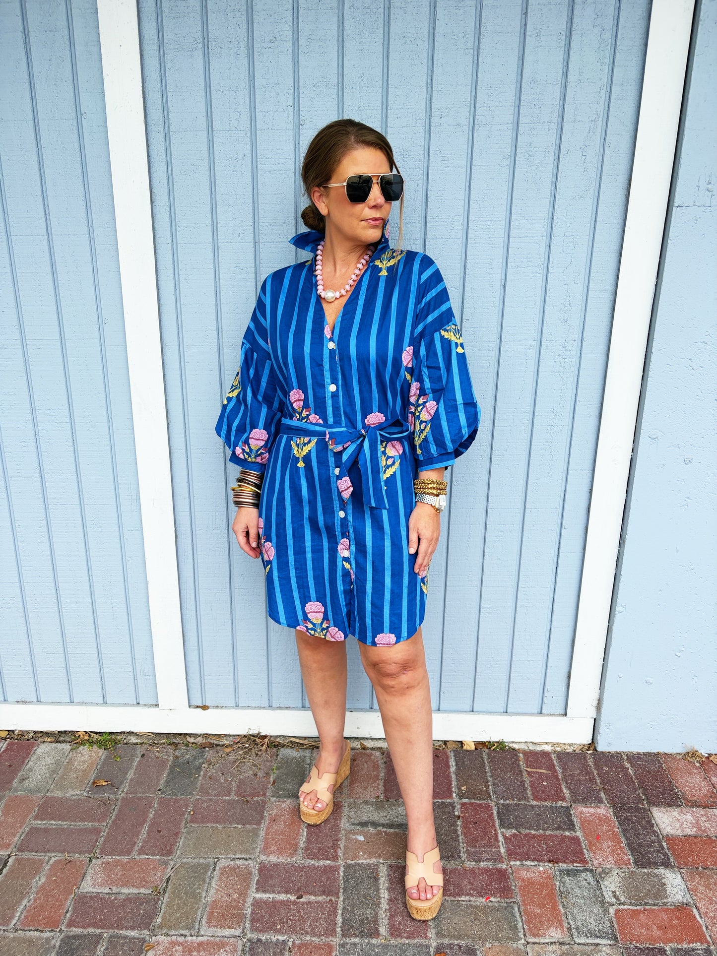 Bengal Stripe Babette Dress