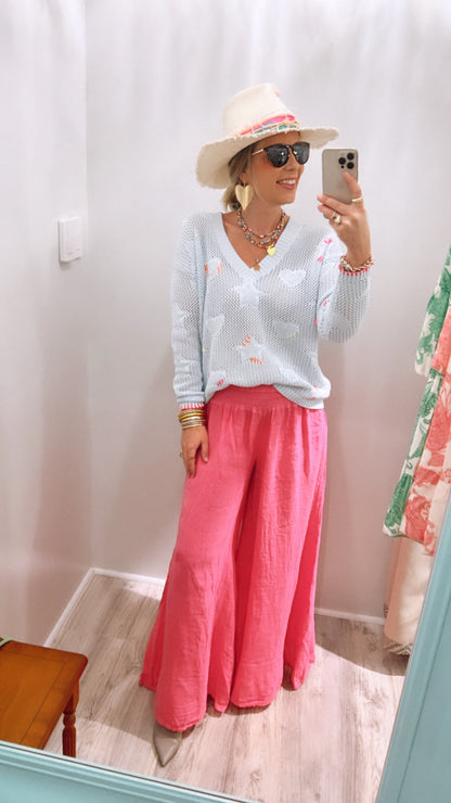 Hot Pink Palazzo Pants