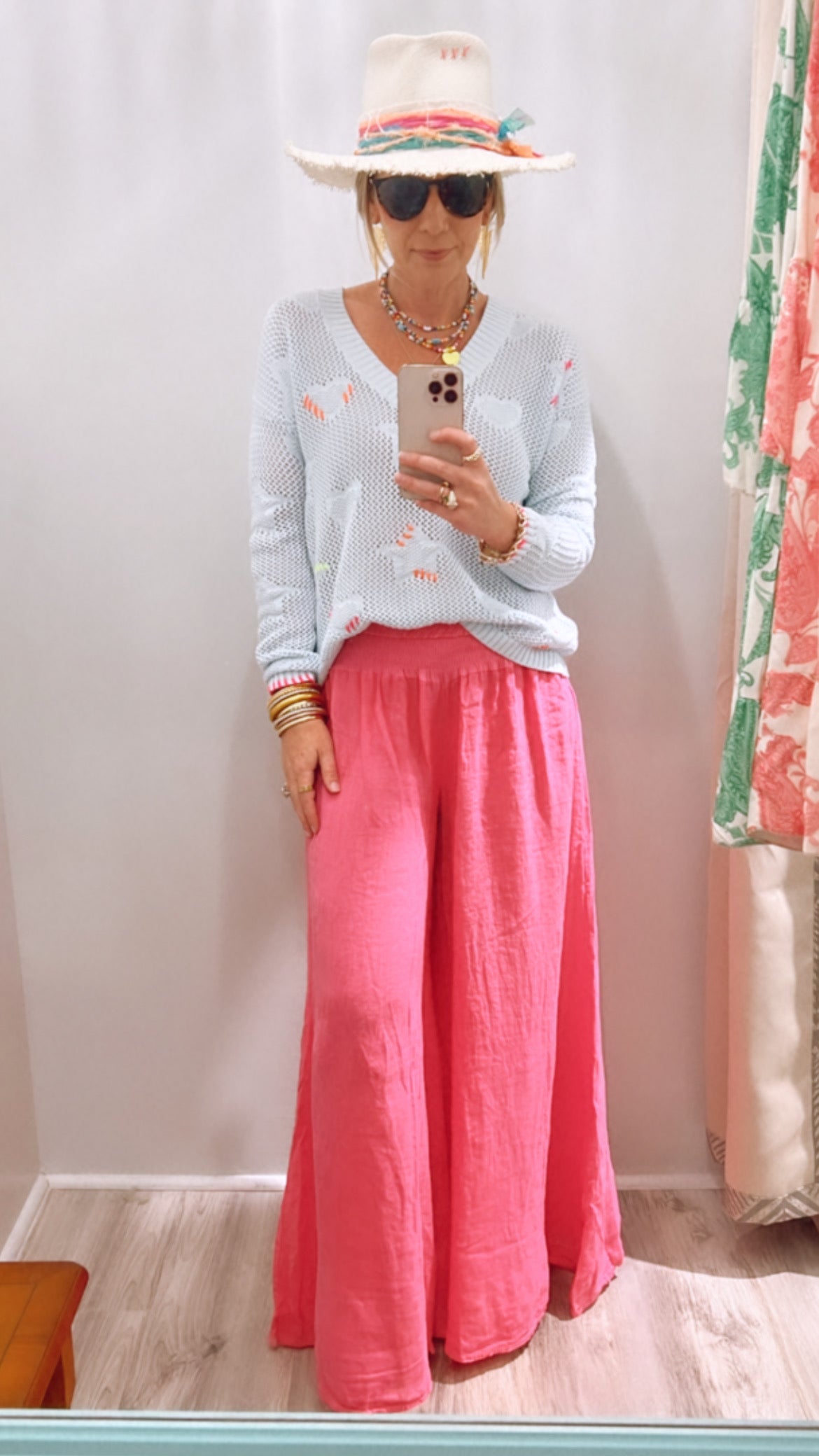 Hot Pink Palazzo Pants