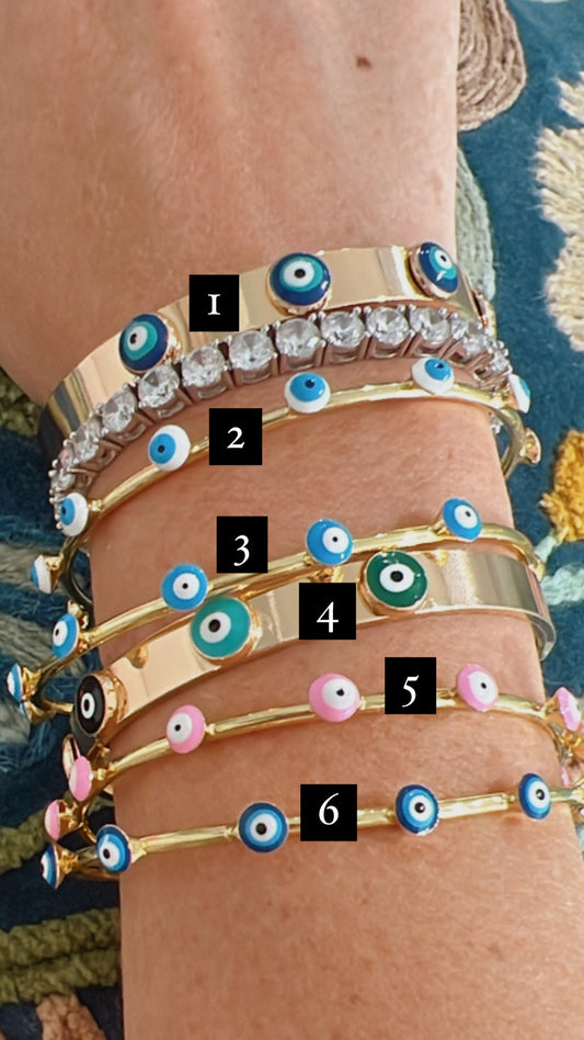 Evil Eye Layering Bracelets